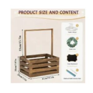 Baby shower basket 🧺 Set with Greenery and Hooks.